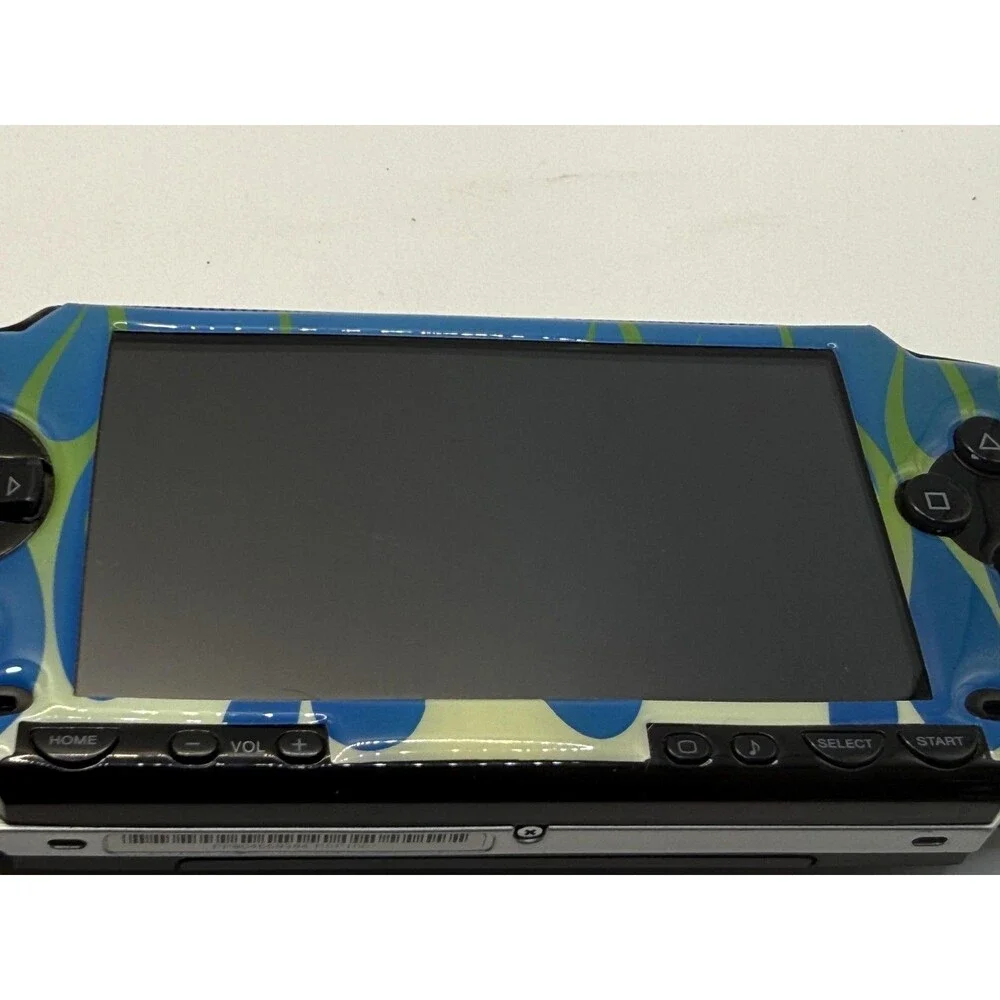 Sony PSP-1001B2 Handheld Star Wars Spider-Man 2 UMD Games Case Charger TESTED